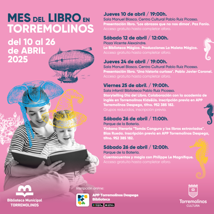Con motivo del Día del Libro tendrá lugar un storytelling en la biblioteca municipal