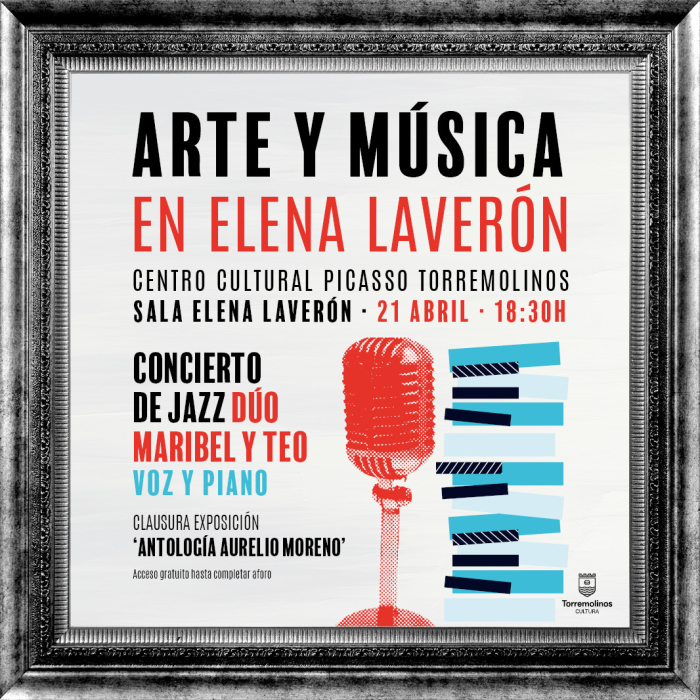 El concierto ‘Arte y Música en Elena Laverón’ podrá el colofón a la exposición ‘Antología de Aurelio Moreno’