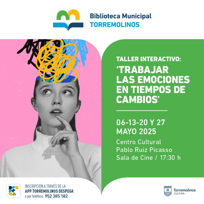 El taller ‘Trabajar las emociones en tiempos de cambio’ continúa en mayo