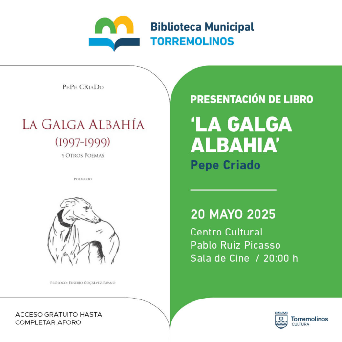 Torremolinos acoge la presentación del libro ‘La Galga Albahía’