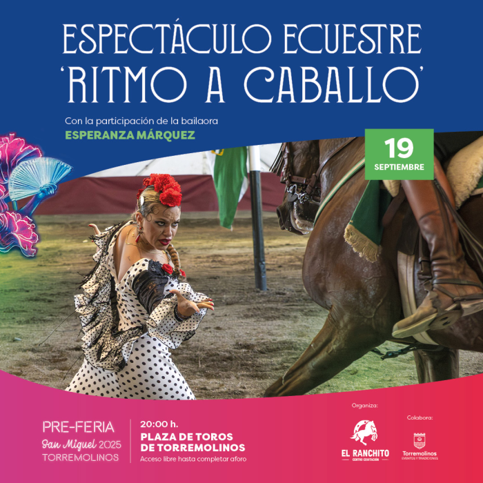 La Plaza de Toros acoge el espectáculo ecuestre ‘Ritmo a caballo’