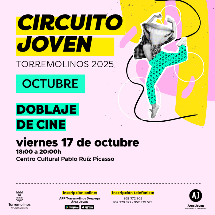 Los jóvenes podrán tomar parte en un taller de doblaje de cine
