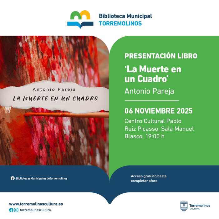 Antonio Manuel Pareja presenta su libro ‘La muerte en un cuadro’