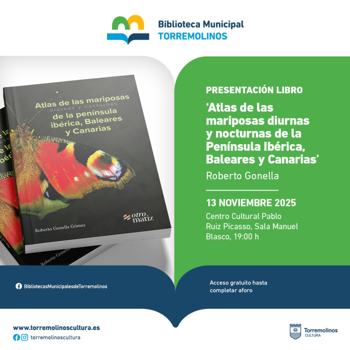 Roberto Gonella presenta su libro ‘Atlas de las mariposas diurnas y nocturnas de la Península Ibérica, Baleares y Canarias’