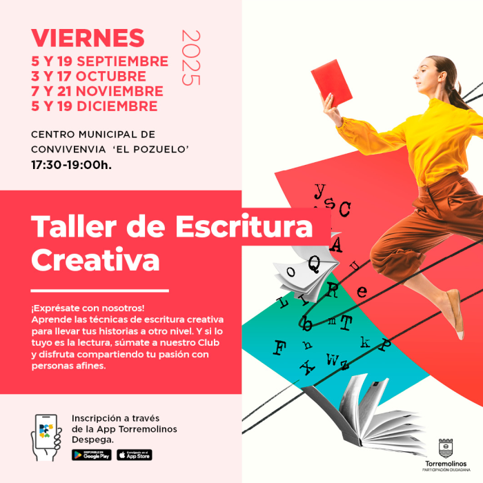 El taller de ‘Escritura Creativa’ ofrece una nueva sesión en diciembre