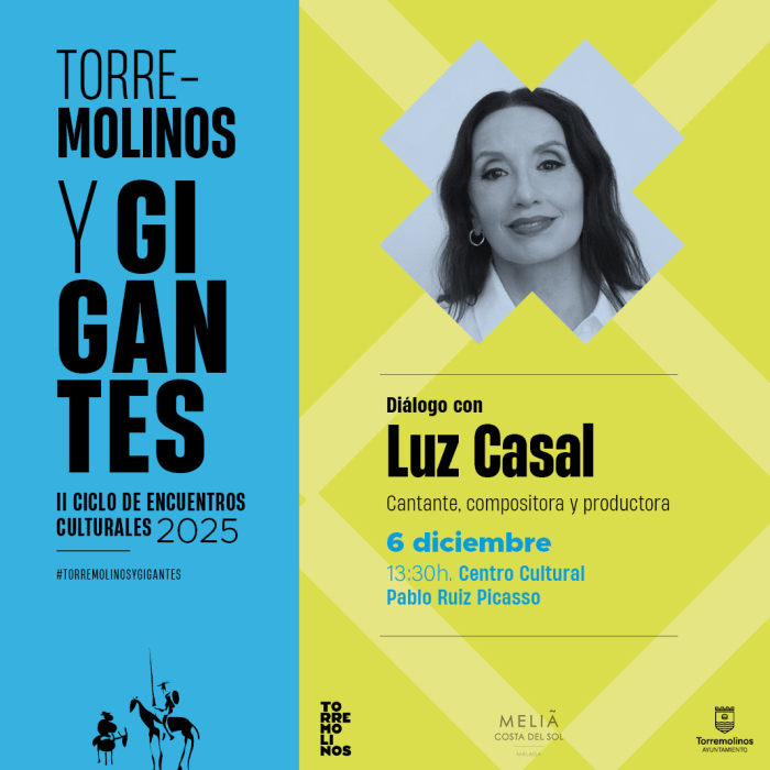 Luz Casal será la próxima invitada al ciclo cultural ‘Torremolinos y Gigantes’