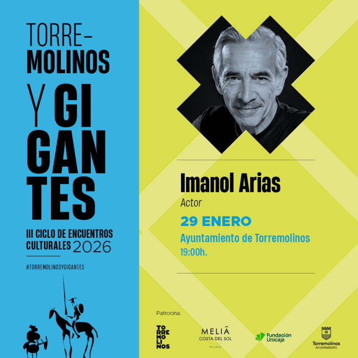 Imanol Arias, primera cita de III ciclo ‘Torremolinos y Gigantes’