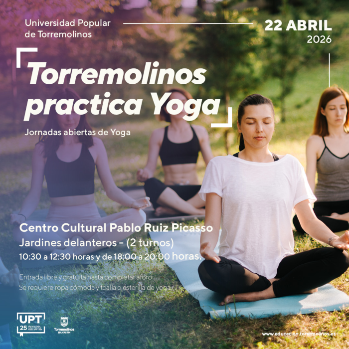 Torremolinos celebrará las primeras jornadas abiertas de yoga en el Centro Cultural