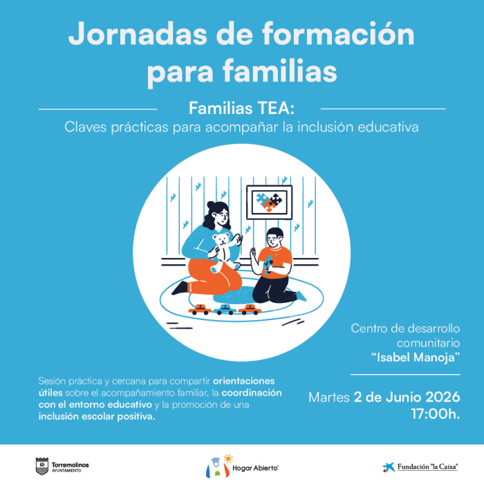 Comienza un ciclo de formación gratuita para familias de niños y adolescentes con TEA