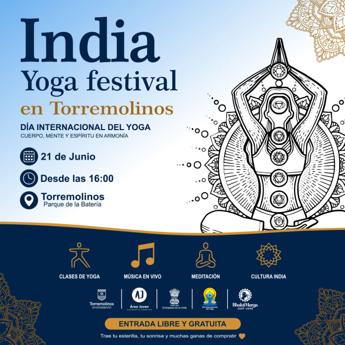 El Parque de la Batería acogerá en junio el ‘India Yoga Festival’