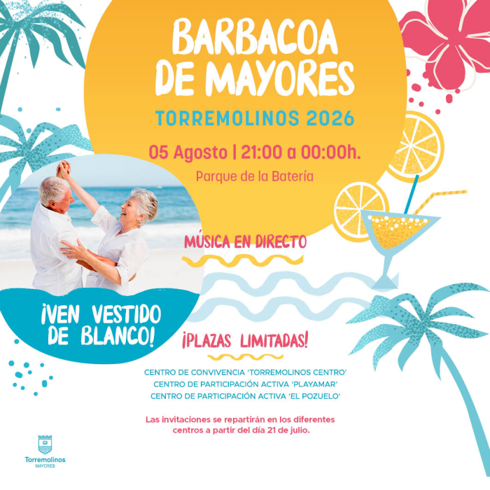 Los mayores disfrutarán de una barbacoa en el Parque de la Batería