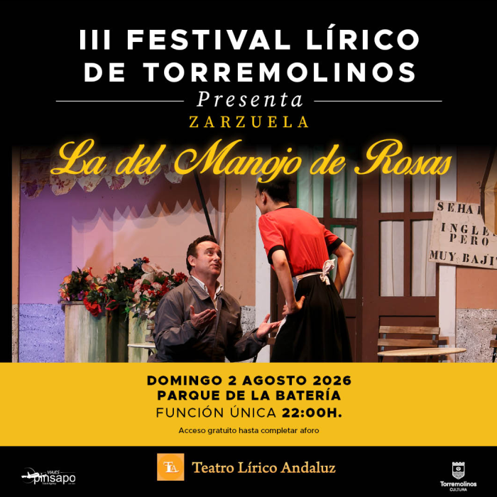 Teatro Lírico Andaluz trae hasta Torremolinos la zarzuela ‘La del manojo de rosas’