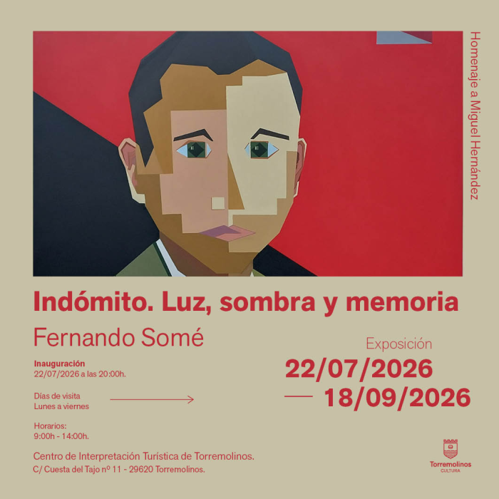 Miguel Hernández revive en la pintura de Fernando Somé con la exposición `Indómito. Luz, Sombra y Memoria´